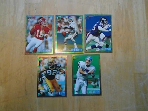 1993 Bowman Foil (5) Card Lot Montana--White--Cunningham--Taylor + Elway - Picture 1 of 3