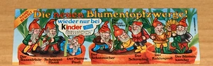Beipackzettel - Die neuen Blumentopfzwerge 1989 ORIGINAL - Bild 1 von 2