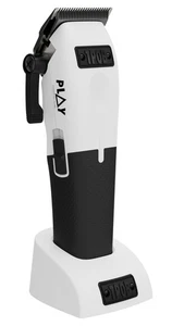 TPOB Play Barber Hair Clippers for Men 7500 RPM with Rubber Grips (White) - Picture 1 of 9