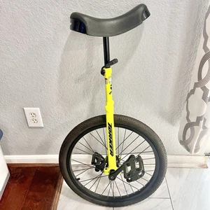 Torker Unistar CX Einrad SBS Einzelrad Fahrrad neongelb Rahmen 20 Zoll Reifen EUC - Bild 1 von 6