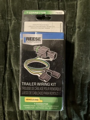 REESE TOWPOWER T РАЗЪЕМ 78066 BUICK CHEVROLET - Изображение 1 из 2