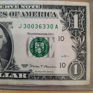 2017 1 dollar Trinary 4 of a kind 3 of a kind, Bookends, J30036330A - Picture 1 of 3