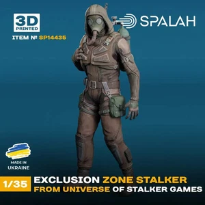 STALKER Exclusion Zone Stalker 1:35 Scale 3D Printed Resin Model Figure SP14435 - Picture 1 of 6