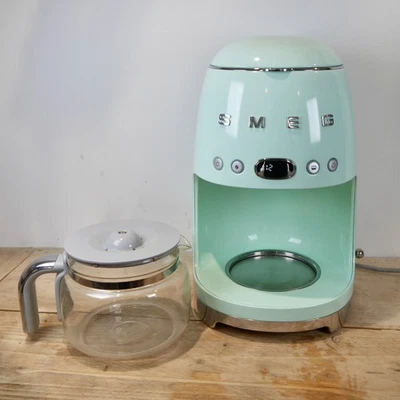 SMEG 50'S Retro Drip Filter Coffee Machine In Pastel Green, DCF02PGUK - Image 1 of 4