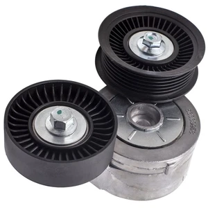 Serpentine Belt Tensioner w/ Dual Pulleys fit for Dodge Ram 1500 for Jeep Truck - Picture 1 of 21