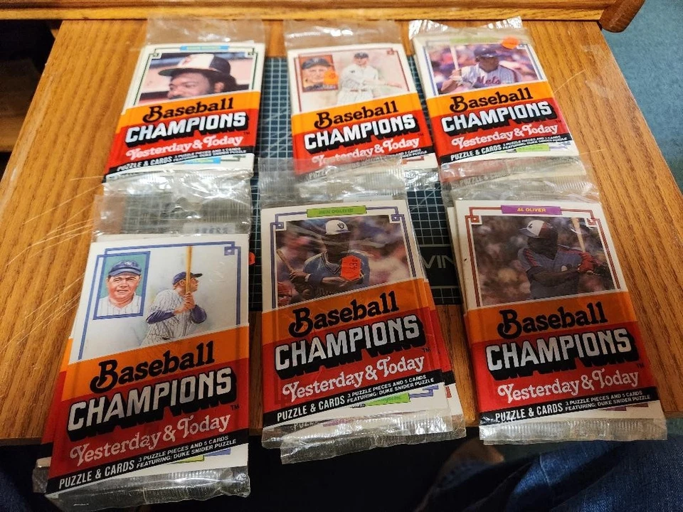 1984 DONRUSS BASEBALL CHAMPIONS YESTERDAY & TODAY CARDS  UNOPENED PACKS - Image 1 of 1