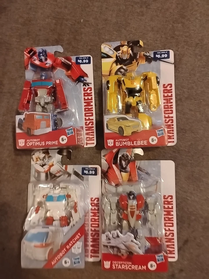 TRANSFORMERS AUTOBOT OPTIMUS PRIME 7.5" Figure 4-step Changing Toy Hasbro