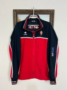 Vintage Astore Sporting Gijon Football Jacket Soccer Mens Track Top Red Size - Picture 1 of 17