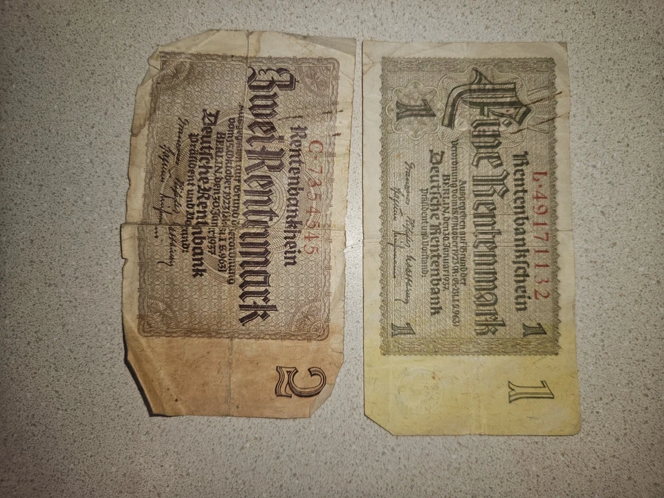 Multiple Old Circulated Bills - Image 1 of 4