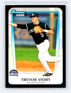 Trevor Story Rookie - 2011 Bowman Draft Prospects #BDPP84 - Boston Red Sox 2025 - Picture 1 of 2