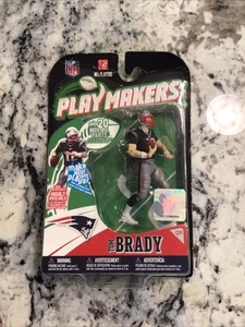 McFarlane Toys NFL Playmakers Tom Brady New England Patriots Blue Jersey NIP - Picture 1 of 4
