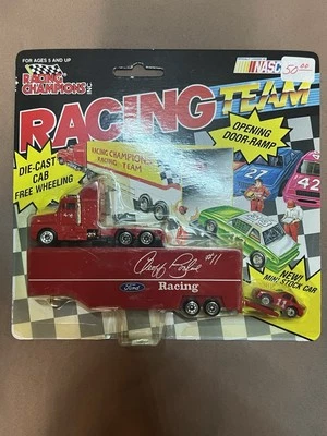 Micro Team Transporter Racing Champions 1991 nuevo en paquete con auto #11 Geoff Bodine Foto 1 de 2
