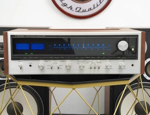 VERY NICE PIONEER SX-838 STEREO RECEIVER – 50WPC, ANALOG TUNING, WOOD CABINET - Picture 1 of 7