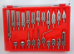 iGaging 22 Piece Dial Test Indicator Anvil Set in Protective Plastic Case - Picture 1 of 2
