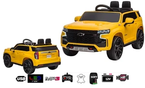 Elektro Kinderauto "Chevrolet Tahoe" - lizenziert - 12V7AH Akku und 2 Motoren - Bild 1 von 11