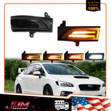 For 15-21 Subaru WRX Impreza Crosstrek Sequential LED Side Mirror Signal Lights