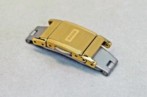 NUOVO Rado Coupole oro/titanio orologio donna bracciale chiusura 12 mm parte 04420, 4420 - Foto 1 di 3