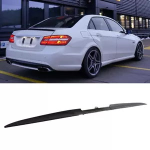 Gloss Black Sport Style Rear Trunk Spoiler Wing For Mercedes Benz W212 E350 E550 - Picture 1 of 12
