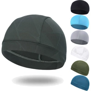 Helmet Liner Skull Caps Sweat Wicking Cycling Sports Quick-dry Breathable Beanie - Picture 1 of 42