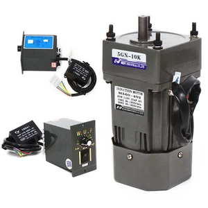 60W AC Gear Motor Electric Motor kit Variable Reducer Speed Controller 1:10(10K) - Picture 1 of 11