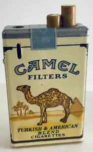 Camel Promotional Cigarette Pack Lighter Still Sparks Collectable Free Ship - Picture 1 of 7