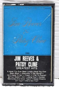 JIM REEVES & PATSY CLINE  Greatest Hits  1981 Cassette RCA AYK1-5152 - Picture 1 of 4