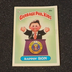 1985 Topps GARBAGE PAIL KIDS SERIES 2 GPK OS2 46a Rappin' Ron Glossy - Bild 1 von 2