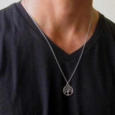 925 Placcato Argento Cuore Amico Lucente Cristallo Vita Albero Collana Regalo - Immagine 1 di 3