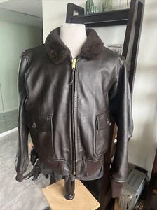G-1 kaum getragene exzellente DSCP Leder Flugjacke USMC Marines USN 48 XL 🙂 - Bild 1 von 16