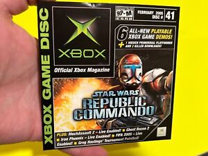 Official Xbox Magazine Game Disc 41 February 2005 Star Wars: Republic Commando!