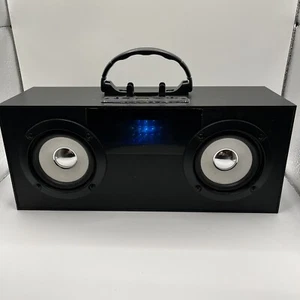 Vivatar Bluetooth Lautsprecher Ghettoblaster USB Pulsierende Farbe 12x5" mit USB Ladekabel - Bild 1 von 7