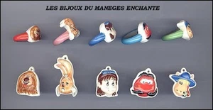 SERIE COMPLETE DE FEVES LES BIJOUX DU MANEGE ENCHANTE