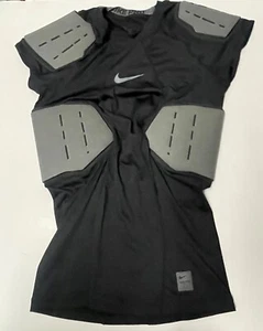 Nike Pro Hyperstrong Mens Football 4 Pad Compression Shirt Size M 839930-010 - Picture 1 of 11