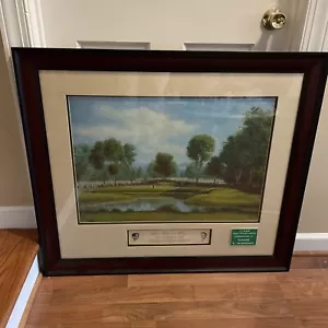 1960 US Open Arnold Palmer Cherry Hills Country Club Framed Donald Moss Print - Picture 1 of 24