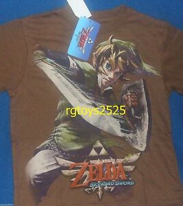 T-shirt dziecięcy The Legend of Zelda Skyward Sword 5 6 7 XS S nowy link Nintendo