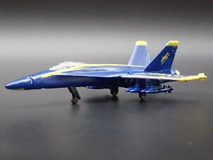 US NAVY FA-18 HORNET FIGHTER JET BLUE ANGELS 1:87 SCALE DIECAST MODEL AIRCRAFT