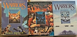 Libro Warriors: The New Prophecy 3 X de Erin Hunter Starlight/Twilight/Moonrise - Imagen 1 de 14