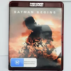Batman Begins (HD DVD, 2005) Christian Bale - Action Superhero Tragedy Movie - Picture 1 of 6