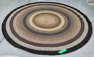 MULTI 8' X 8' Round Flaw in Rug, Reduced price 1172756997 BRD308A-8R - Picture 1 of 4