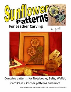 Sunflower Patterns for Leather Carving by Jim Linnell (Leathercraft Designs) - Picture 1 of 1
