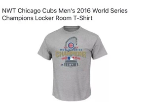2X Big Chicago Cubs Men's 2016 World Series Champions Locker Room T-Shirt - Picture 1 of 1