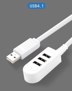 Insignia 3-Port USB 4.1 Travel Hub - white - Picture 1 of 3