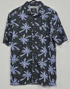 Target Logic X Shirt Boys Size 14 Palm Tree Print Button Up Collared Pre-Owned - Picture 1 of 6