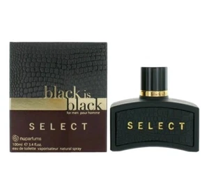 Black is Black Select by NuParfums, 3.4 oz EDT Spray for Men Eau De Toilette - Picture 1 of 3