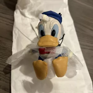 Coach Exclusive x Disney Donald Duck Leather Bear Bag Charm Keychain NEW Purse - Picture 1 of 3
