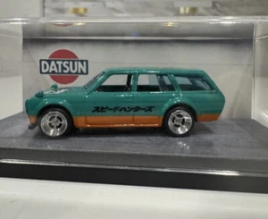 🔥 Datsun 510 Wagon Hot Wheels Custom  UNIQUE 1 of 1 - FREE BONPRO SHELF 👈🏻👀 - Picture 1 of 9