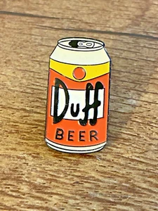 Simpsons Duff Beer Duffman Homer Simpson 1.25" Enamel Pin Badge NEW - Picture 1 of 3
