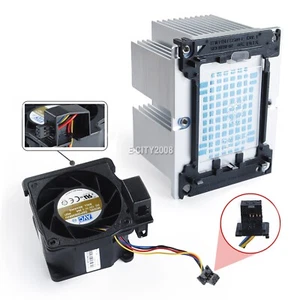 For Lenovo Thinksystem SR590 Heatsink 01KP655 & Cooling Cpu Fan 01KR062 New - Picture 1 of 7