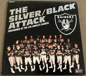THE SILVER / BLACK ATTACK - The Los Angeles Raiders - 1986 LP - Purchased new - Picture 1 of 5