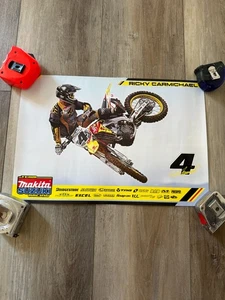 Póster Ricky Carmichael Team Suzuki SX MX - de colección - Imagen 1 de 5